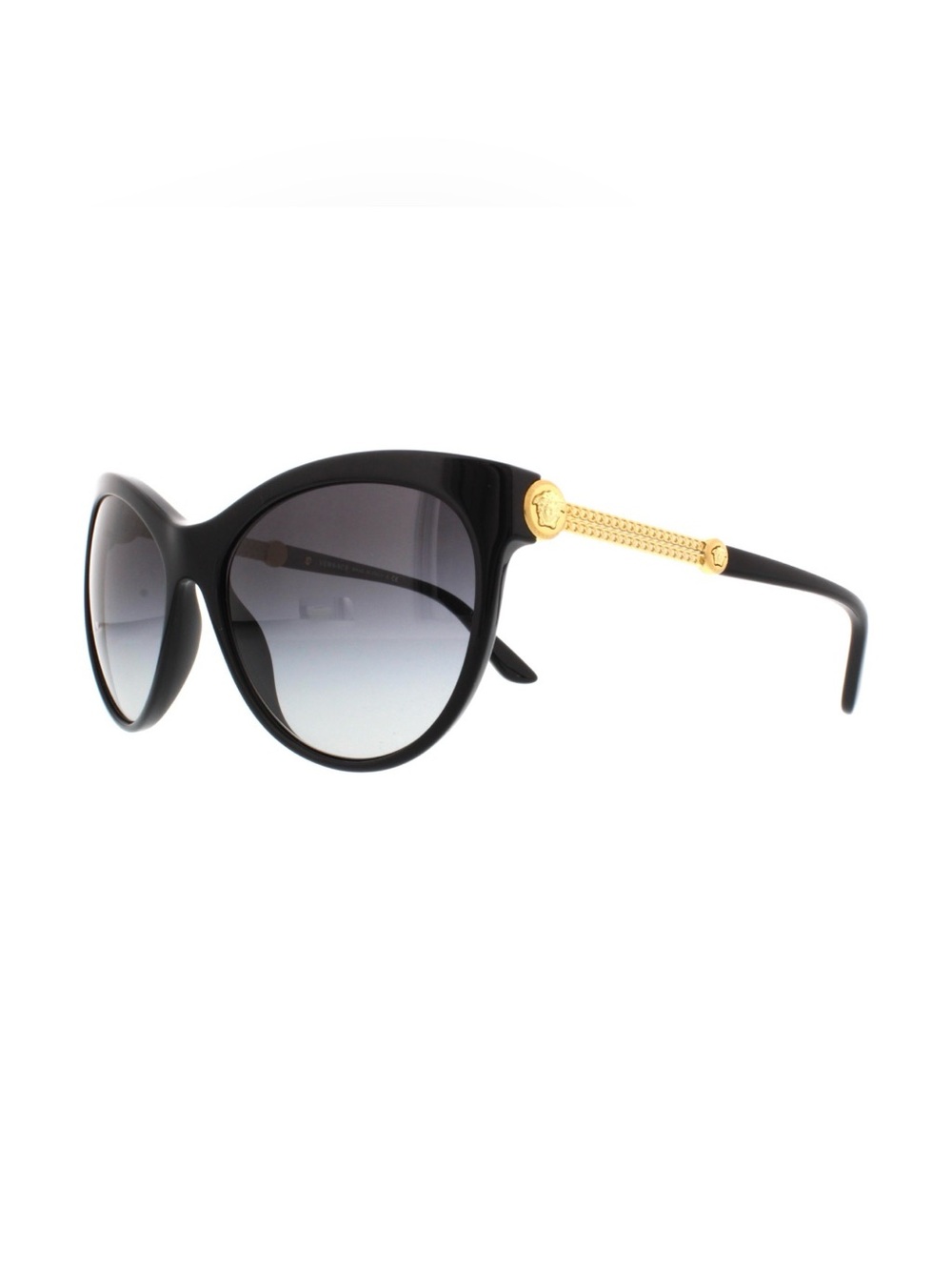 Versace Medusa Black/ Gold Frames Sunglasses